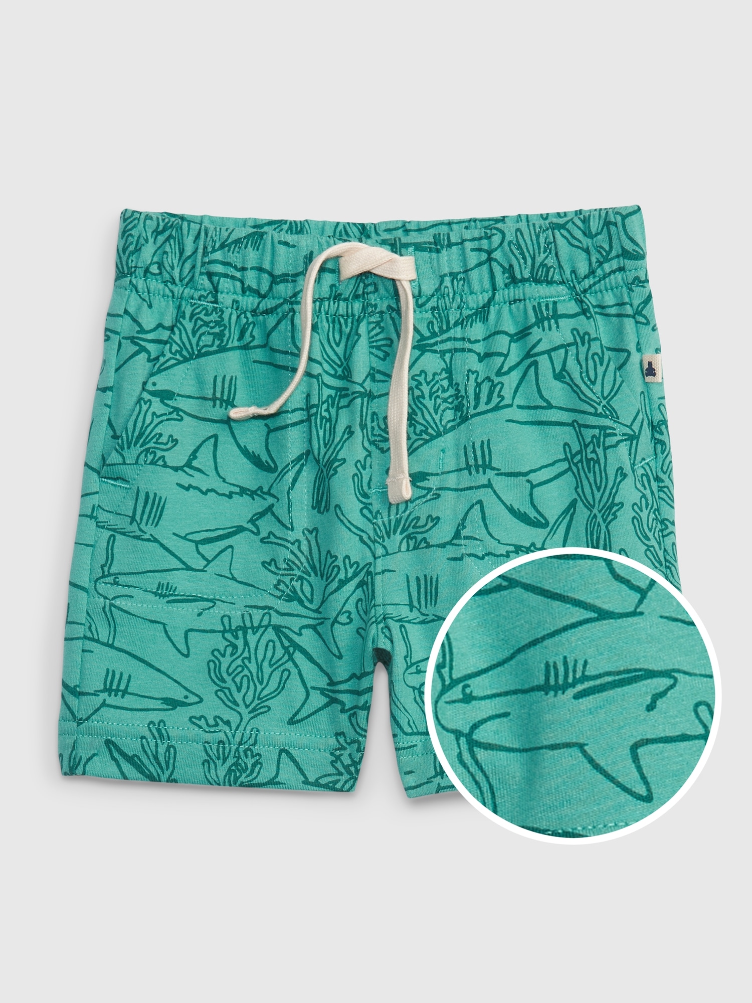Gap Baby Organic Cotton Mix and Match Pull-On Shorts blue. 1