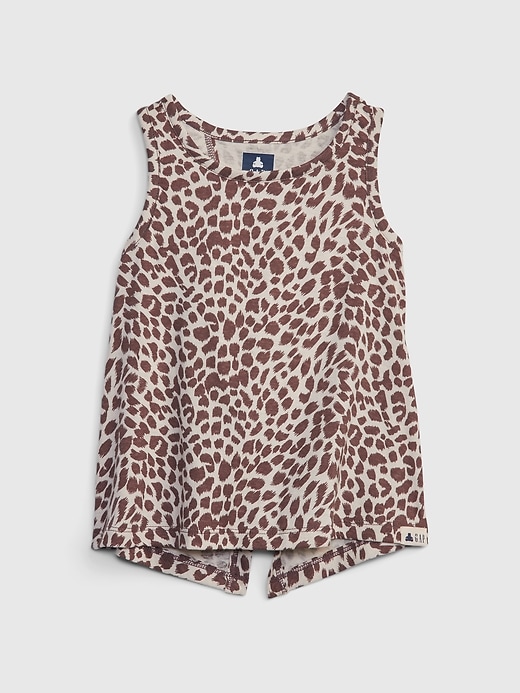 Image number 1 showing, Toddler Organic Cotton Mix and Match Crossback Tank Top