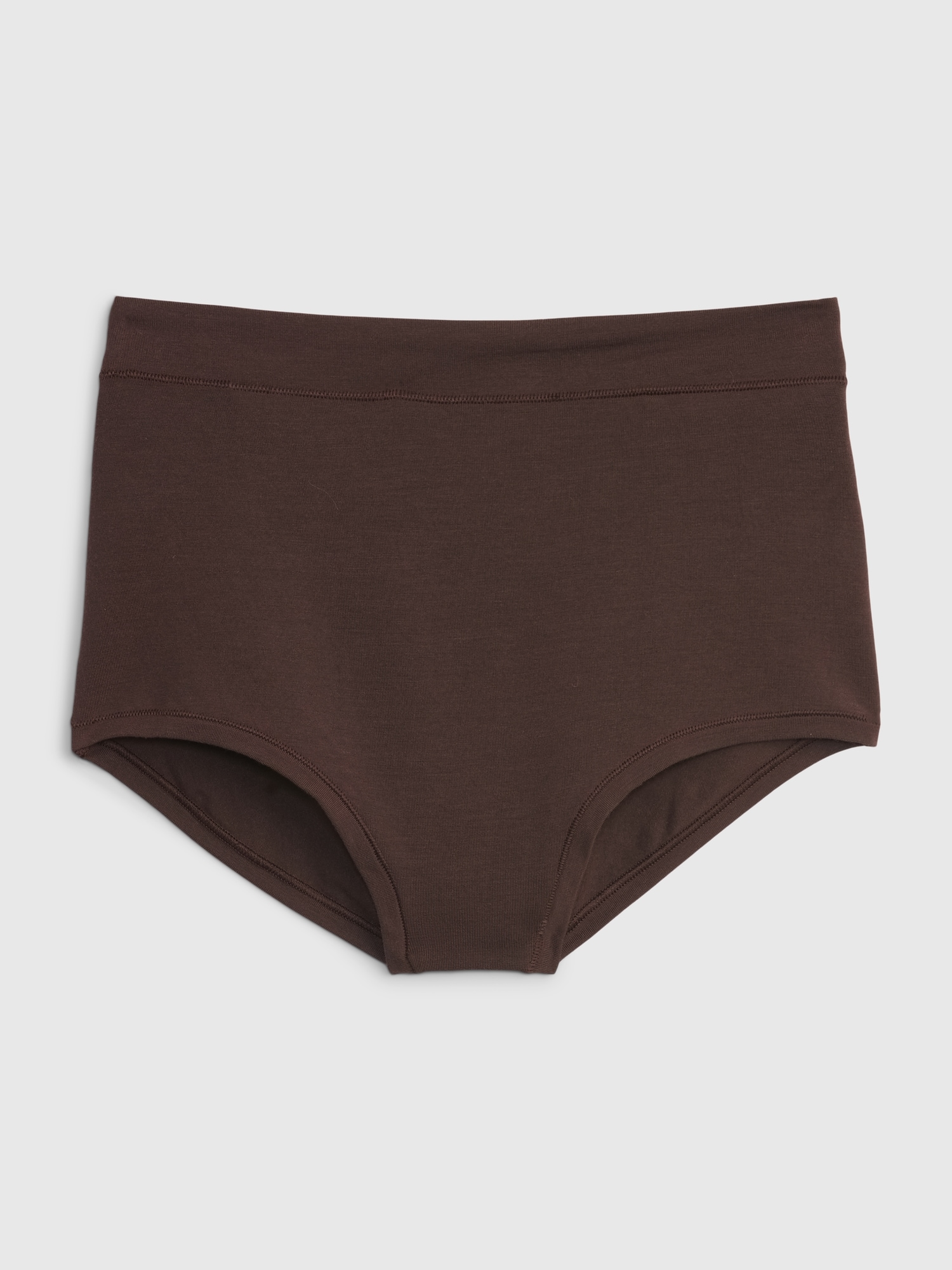 NBB 6 Pack Women's Adjustable Cotton Maternity Underwear High Cut Brief  Panties (Large - 6 Pack, Black)