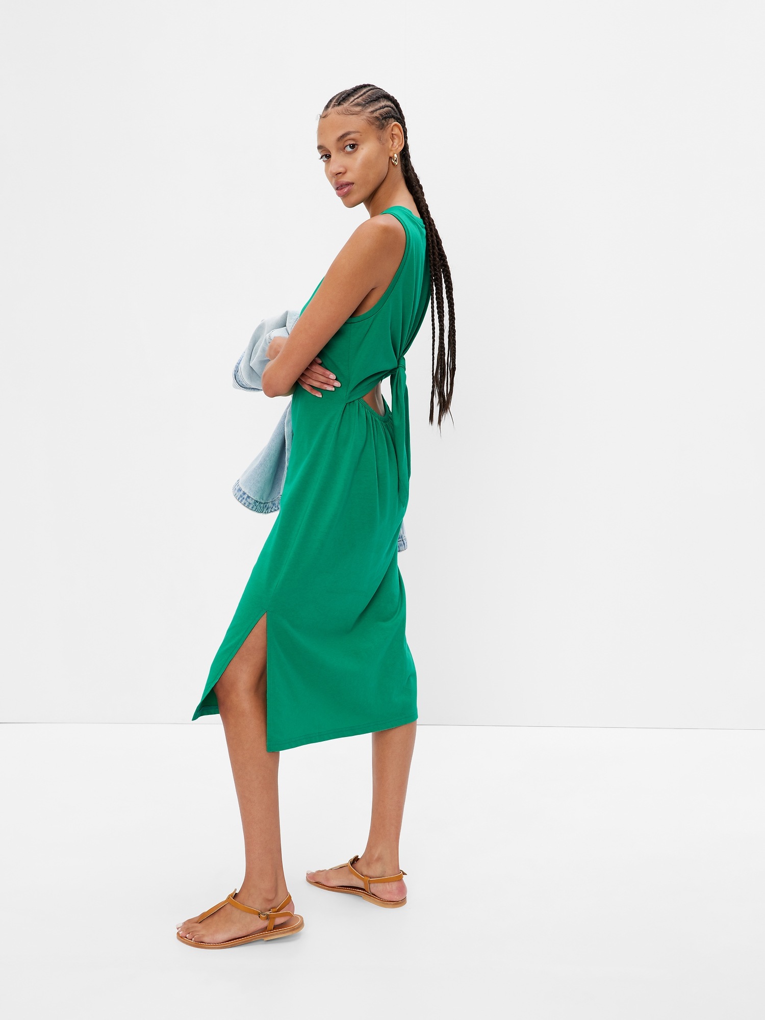 gap tie back dress