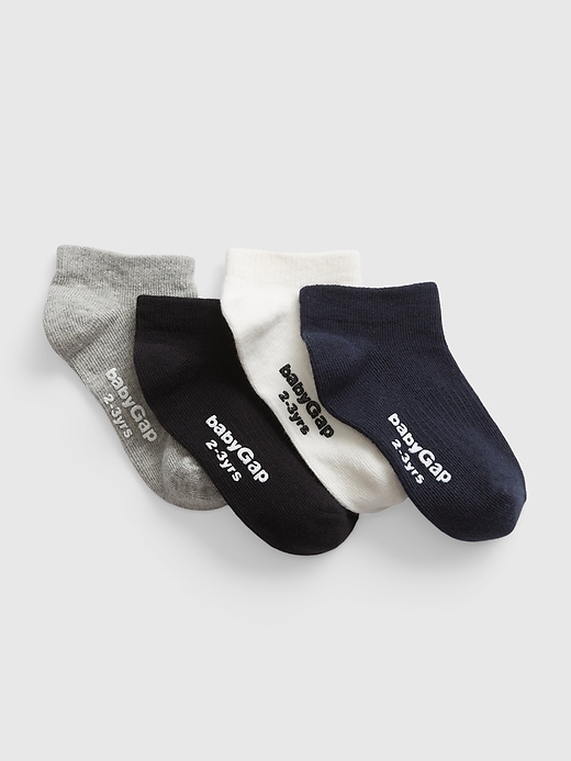 View large product image 1 of 1. Toddler No Show Socks (4-Pack)