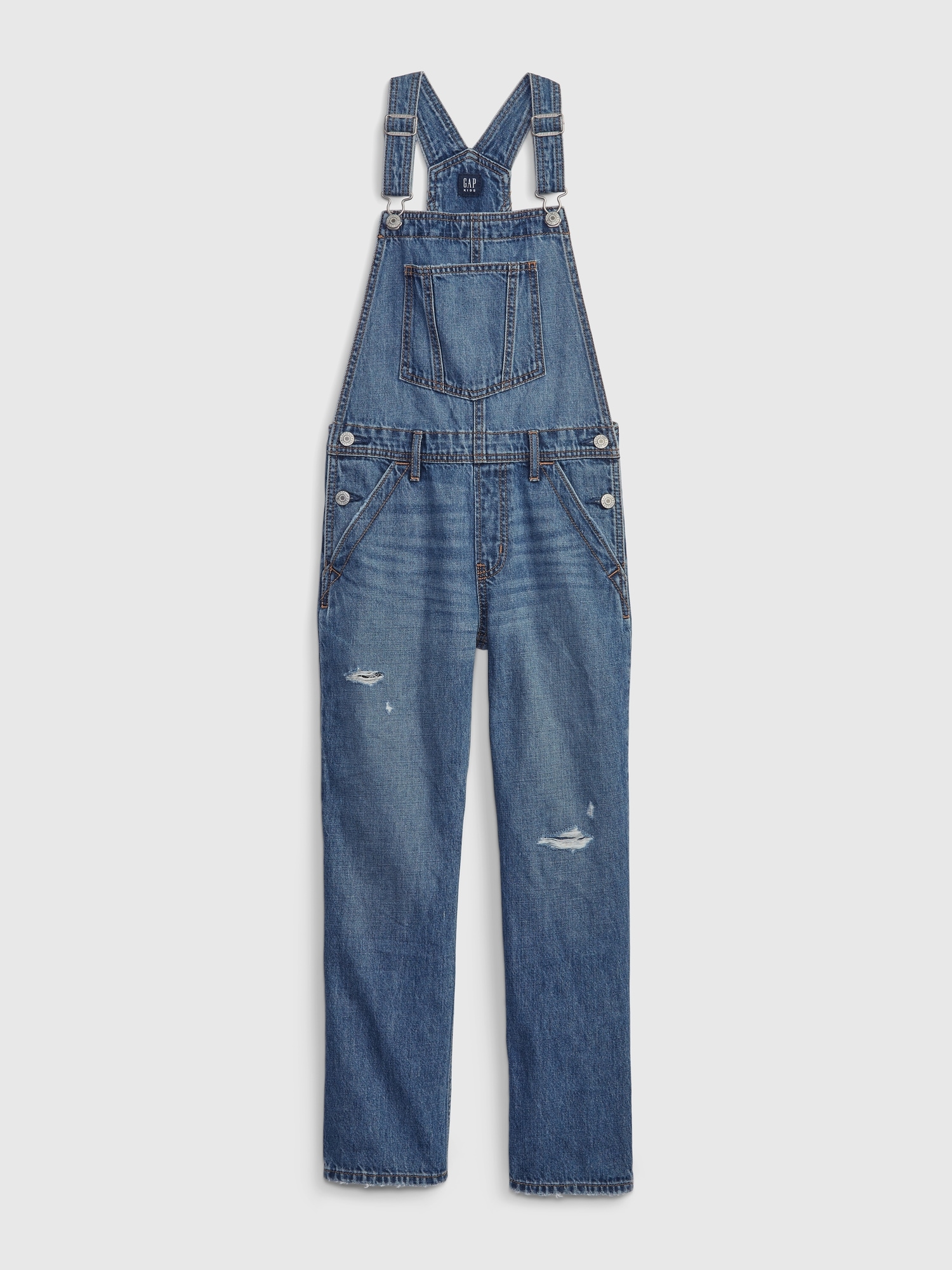 Gap Kids Loose Overalls blue. 1