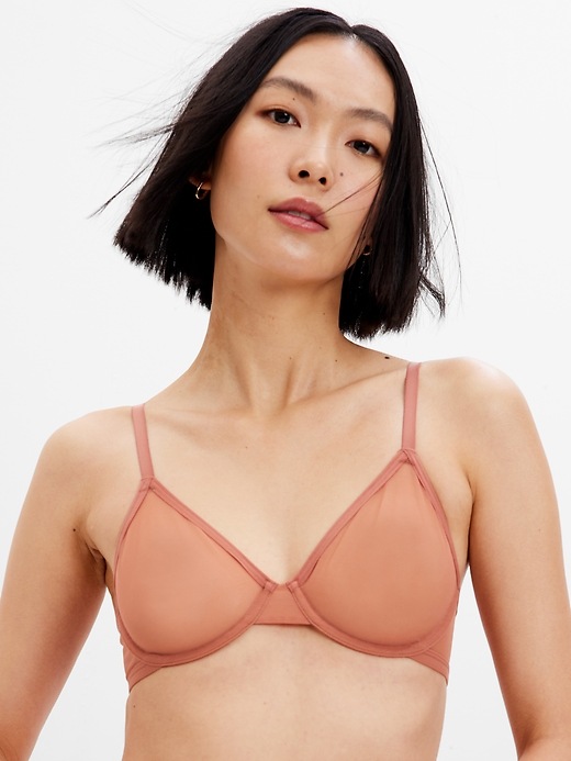 Gap Mesh Semi-Demi Bra green - 802615072