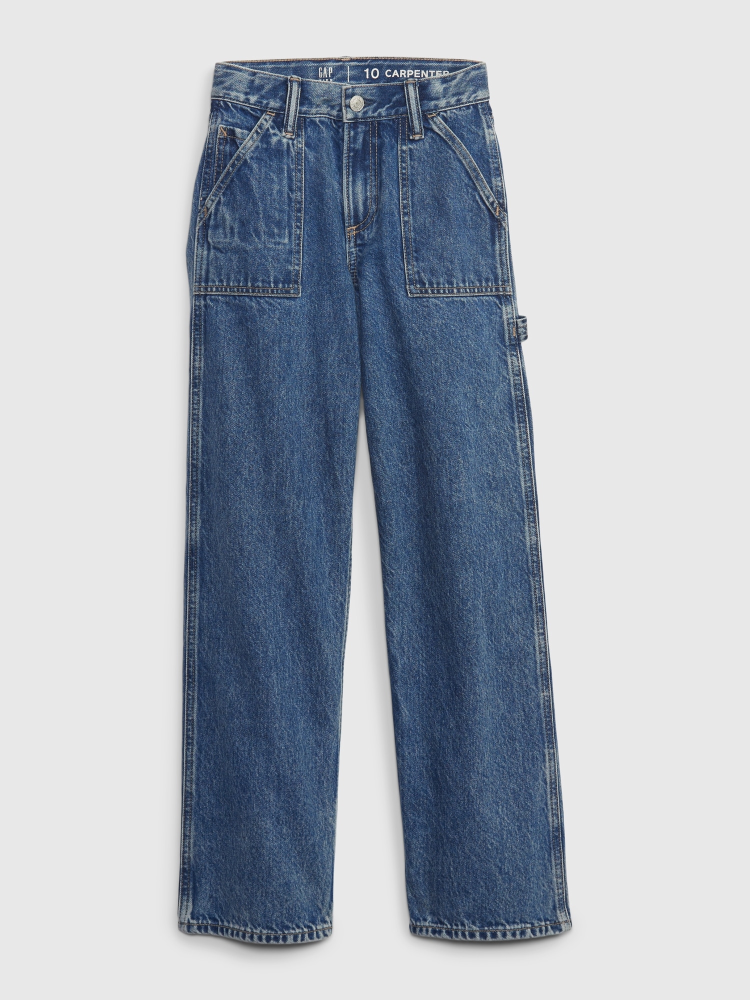 Gap Kids Carpenter Jeans with Washwell blue. 1