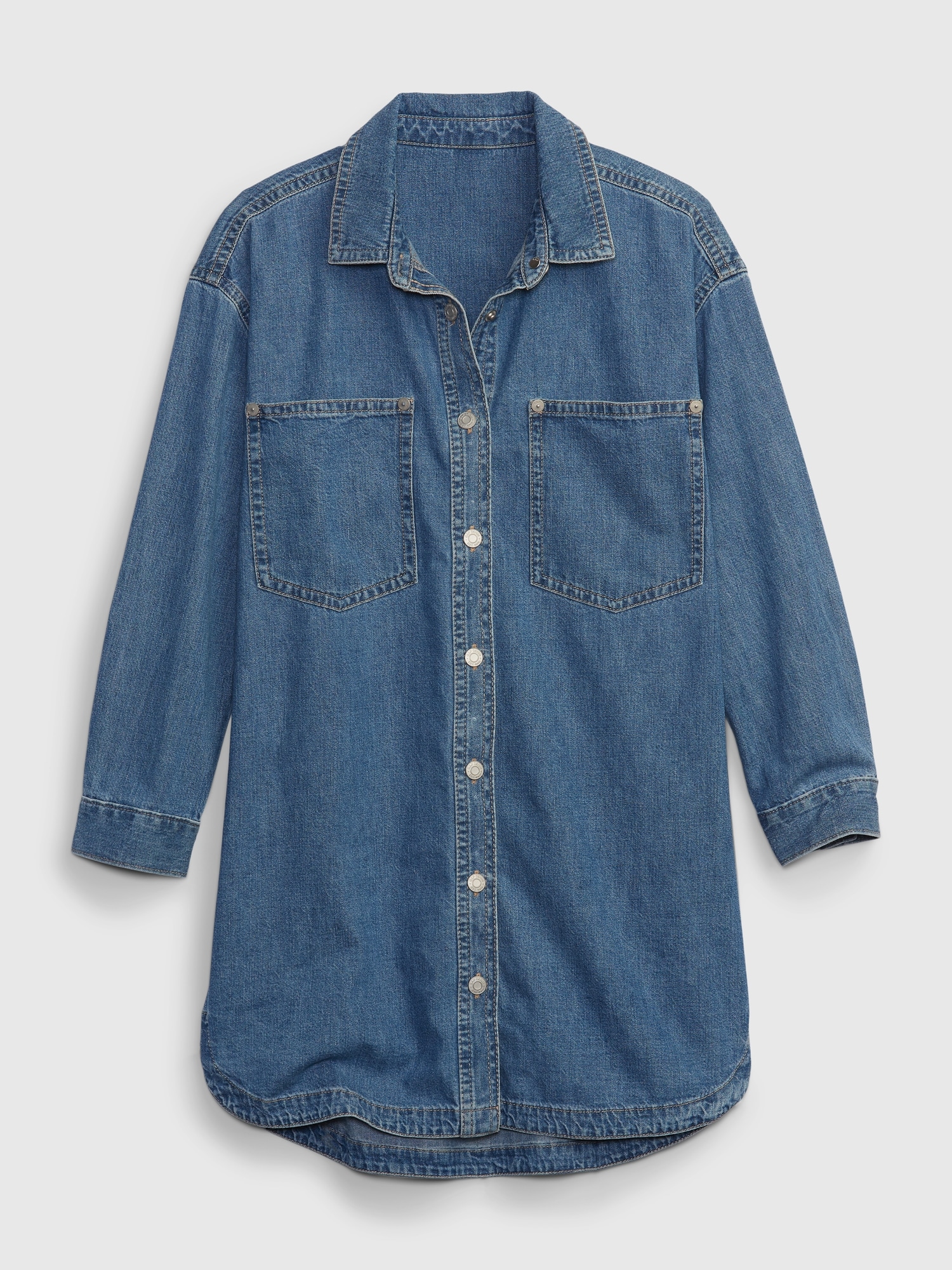 kids denim shirt dress