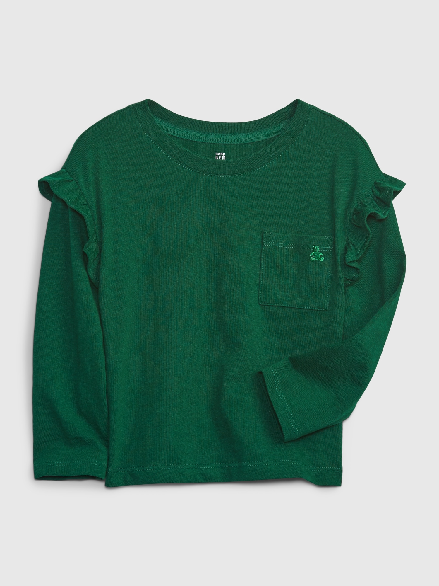 dark green toddler shirt