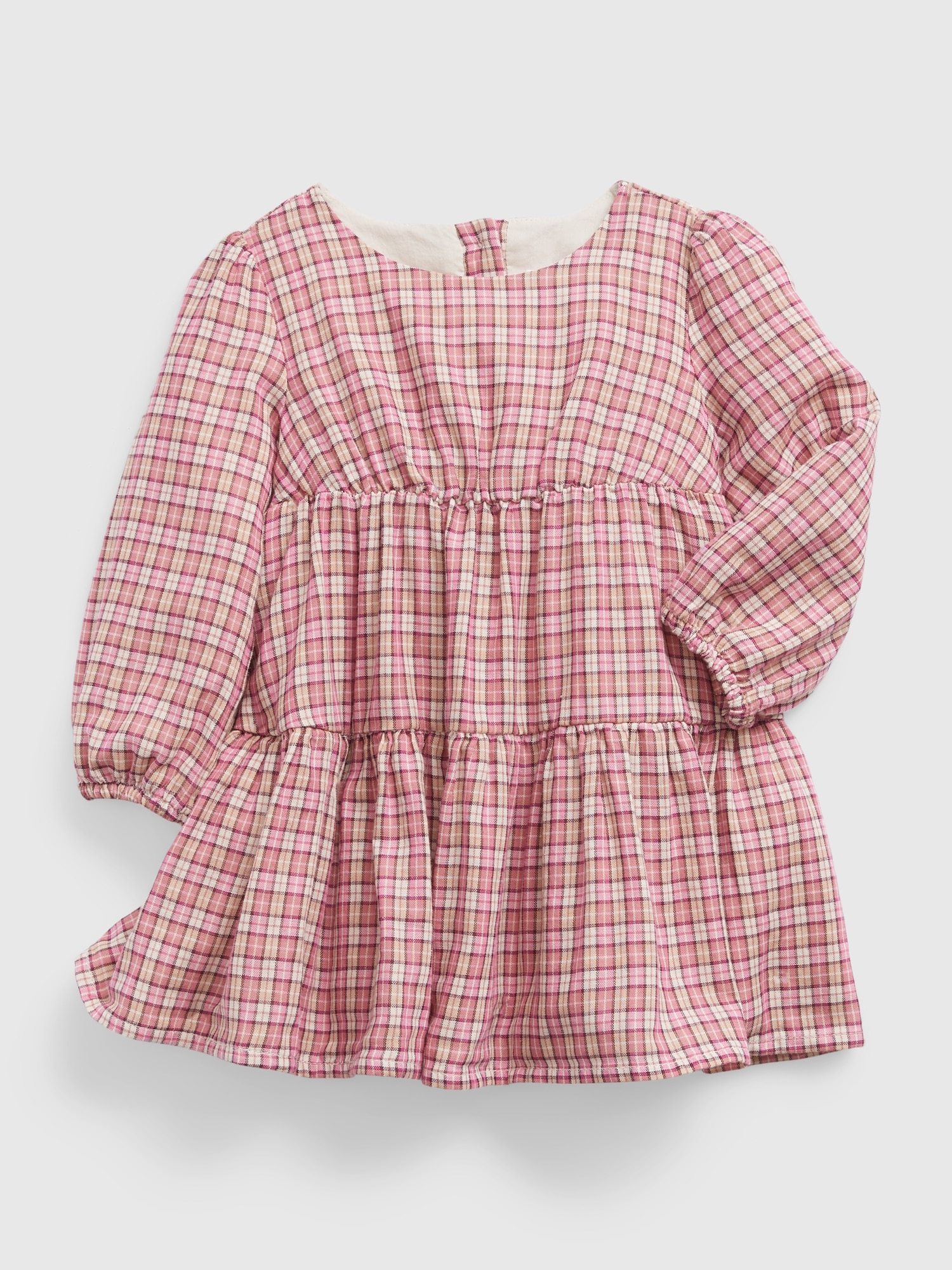 Baby Plaid Tiered Dress | Gap