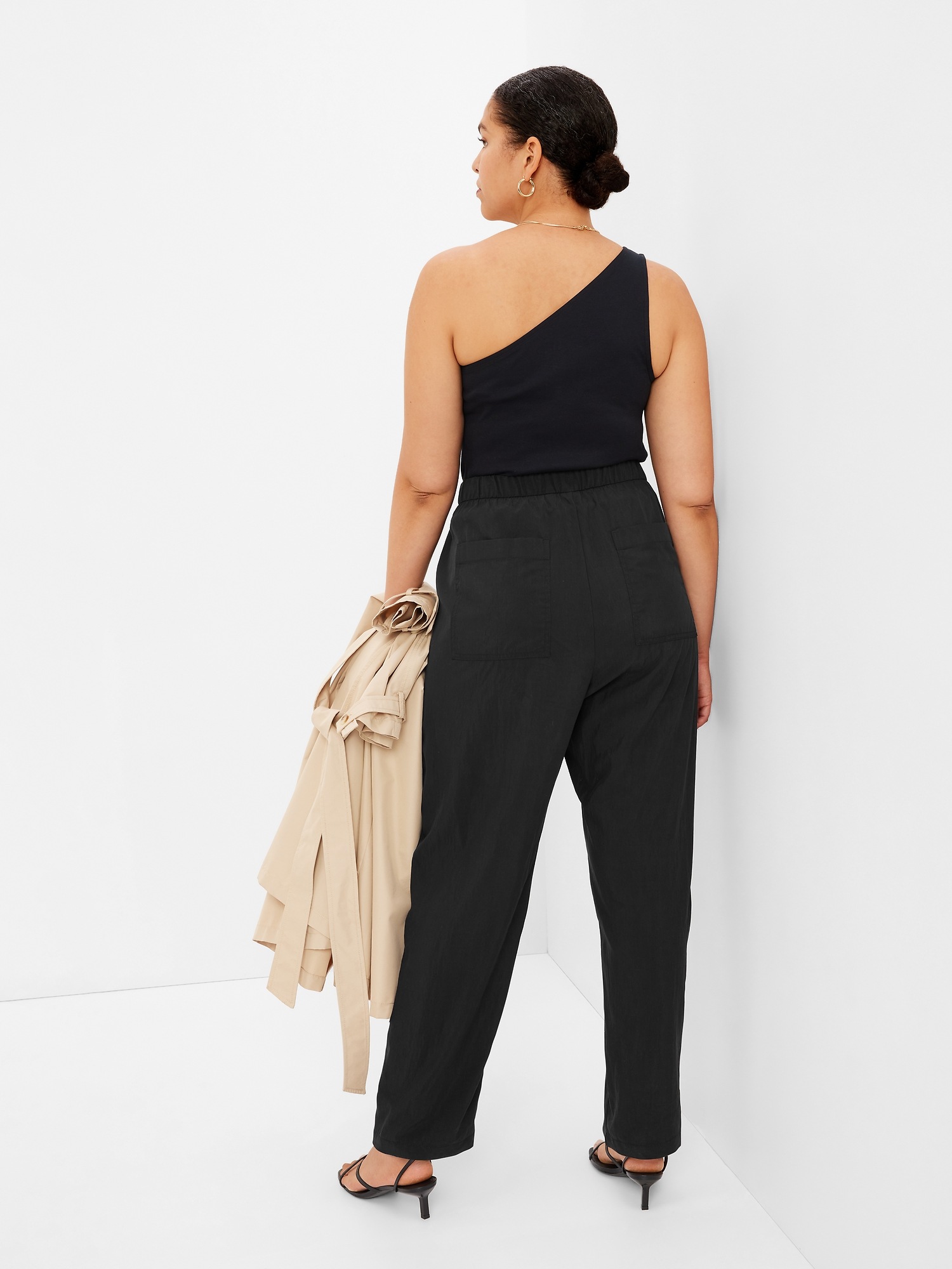 TENCEL™ Lyocell High Rise Pull-On Pants with Washwell