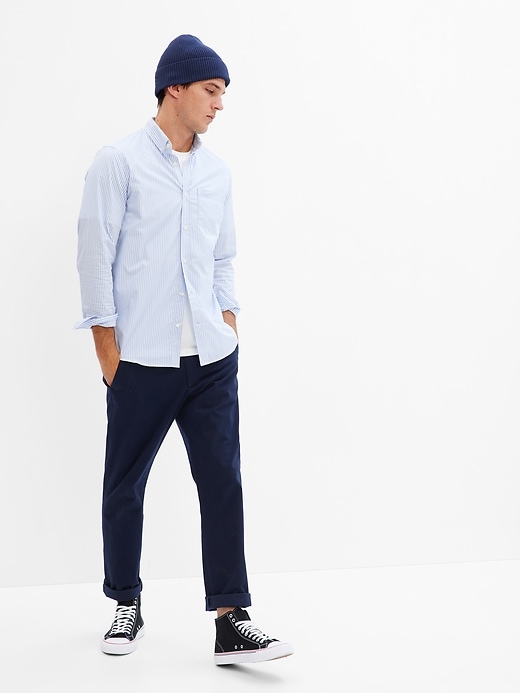 Image number 1 showing, All-Day Poplin Shirt in Standard Fit