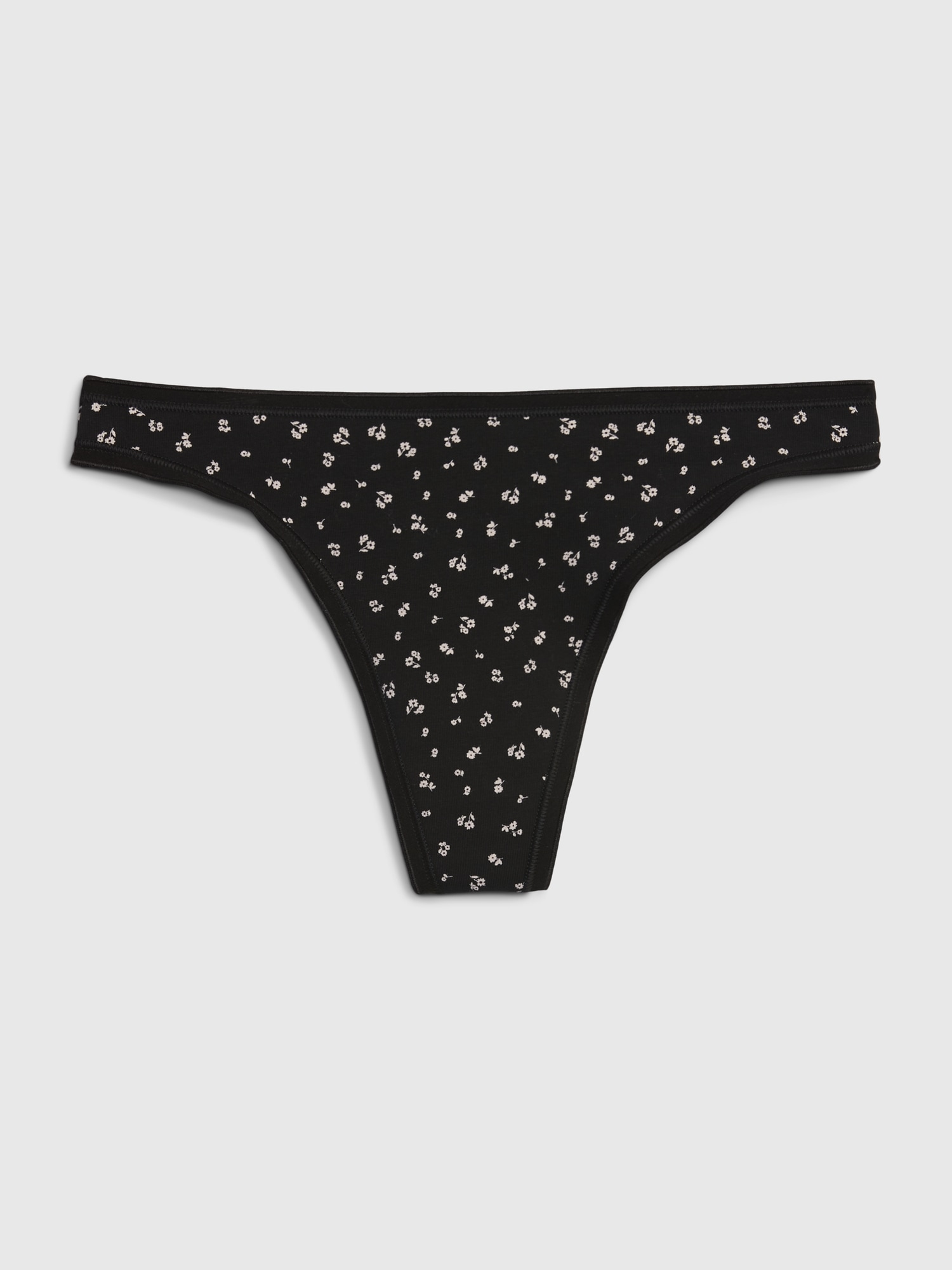 Gap Stretch Cotton Thong black. 1