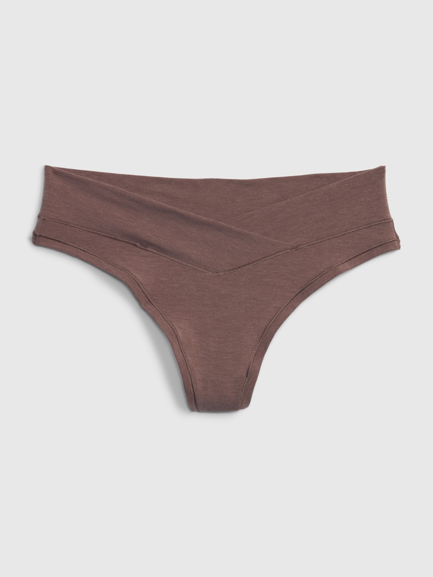 Gap Breathe Crossover Thong brown. 1