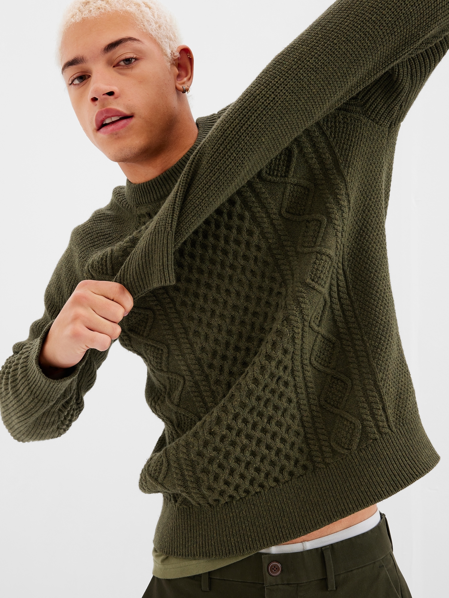 Gap cable 2024 knit jumper