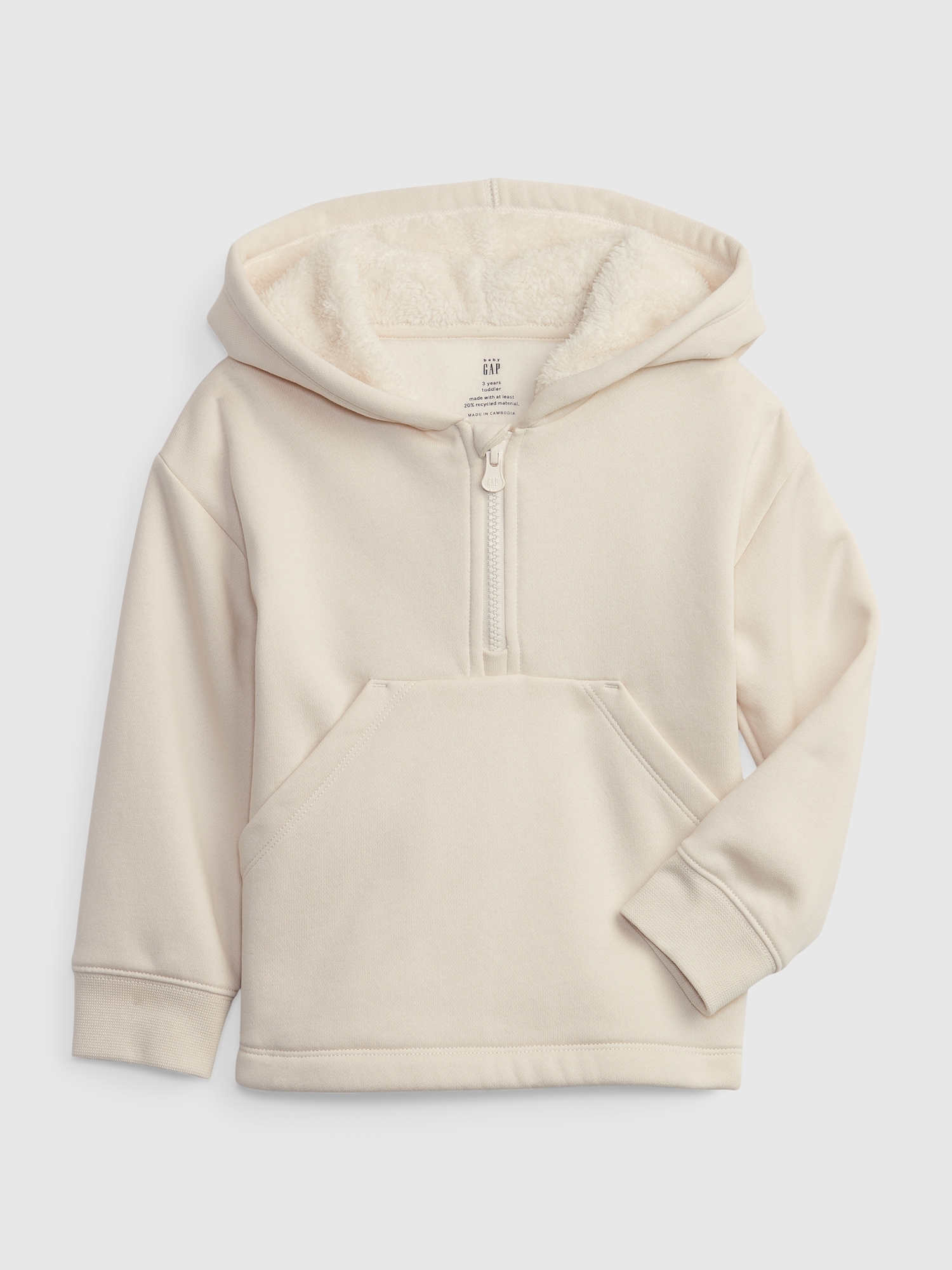 Baby gap best sale sherpa hoodie