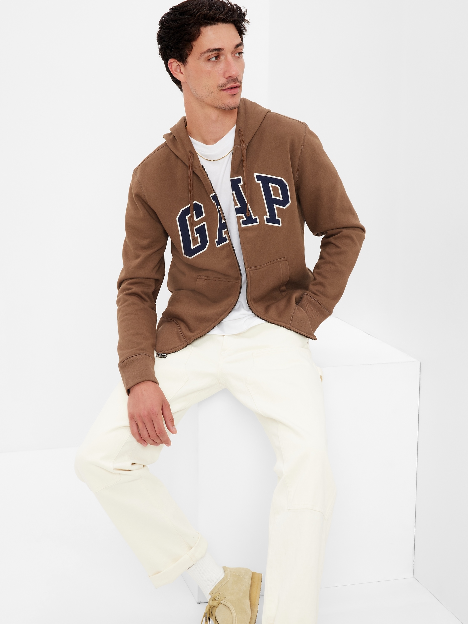 gap canada brown hoodie