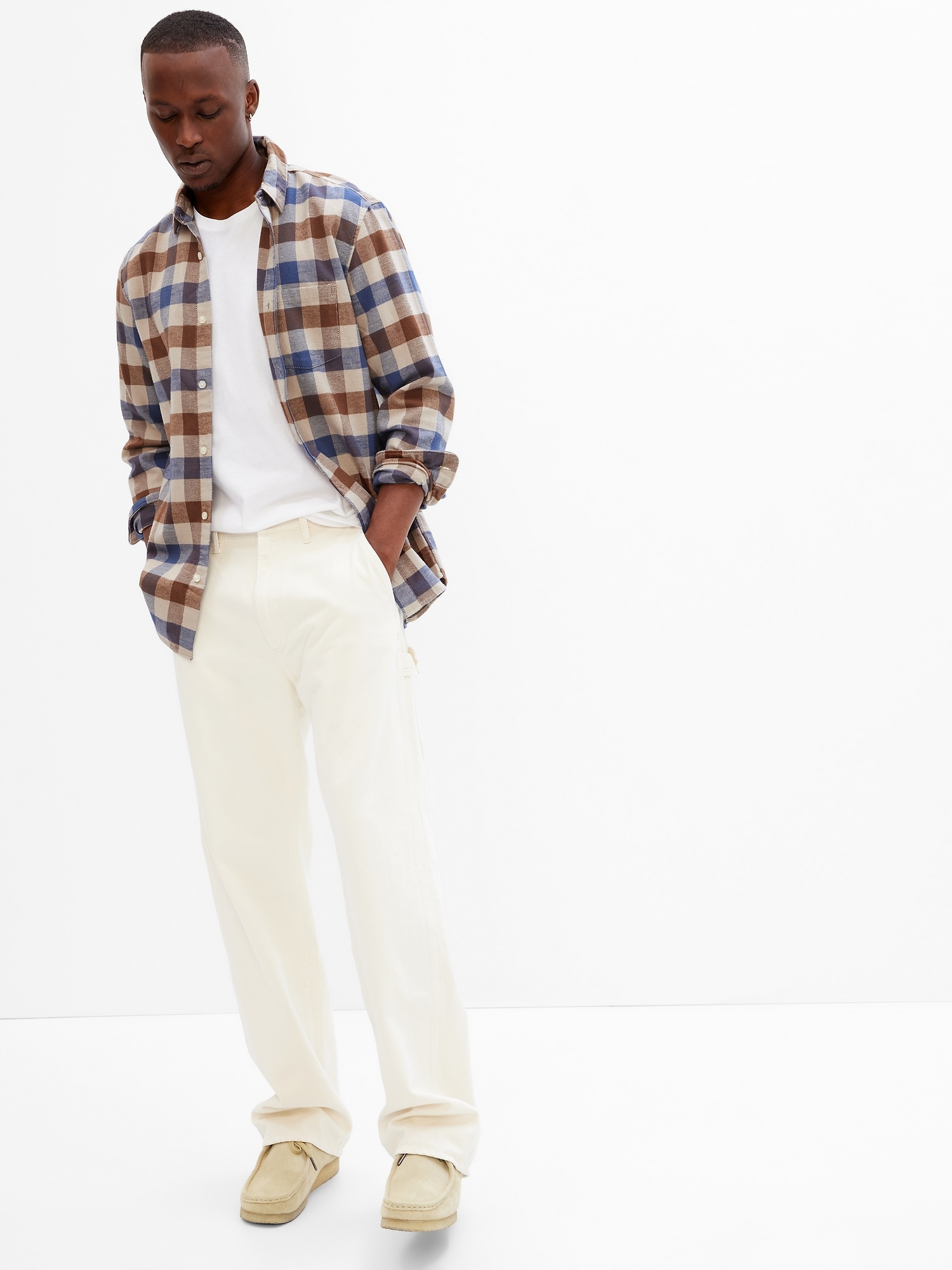 Organic Cotton Midweight Flannel Shirt