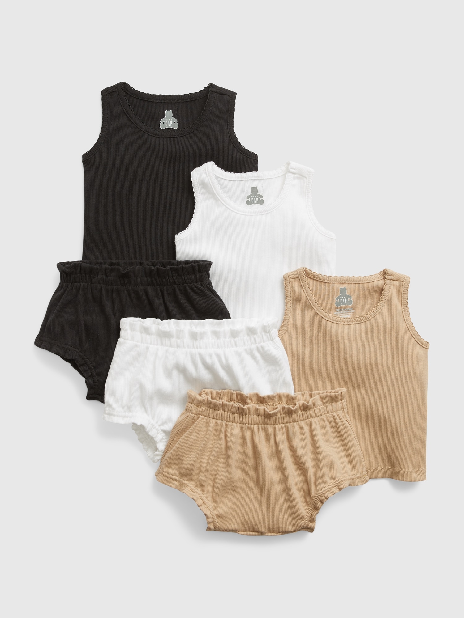 Baby 100% Organic Cotton First Favorites Outfit Set (3-Pack)