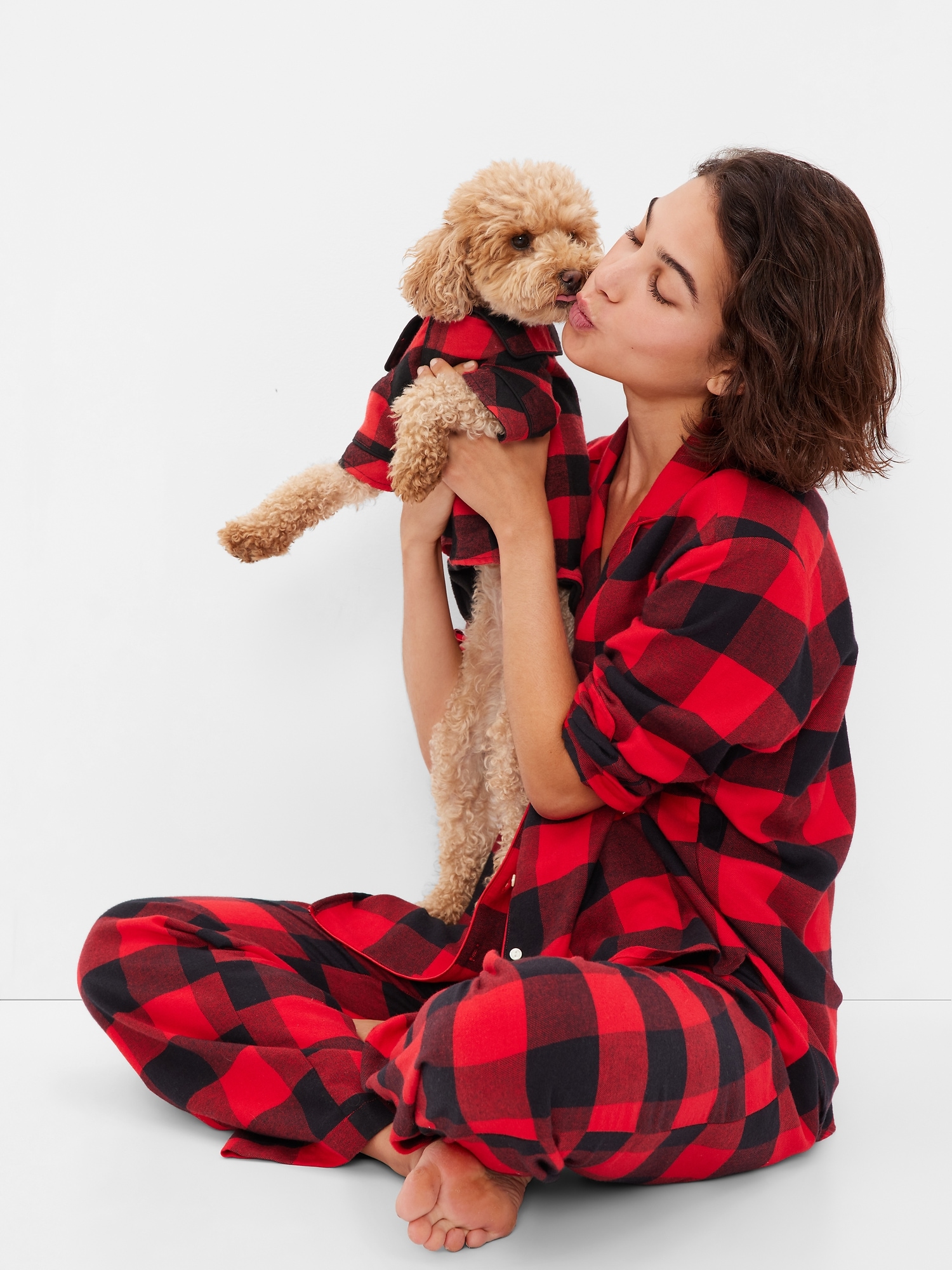 Buy Gap Flannel Check Family Christmas Pyjama Bottoms from the Gap