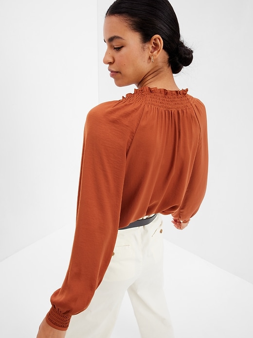 Smock Neck Top | Gap