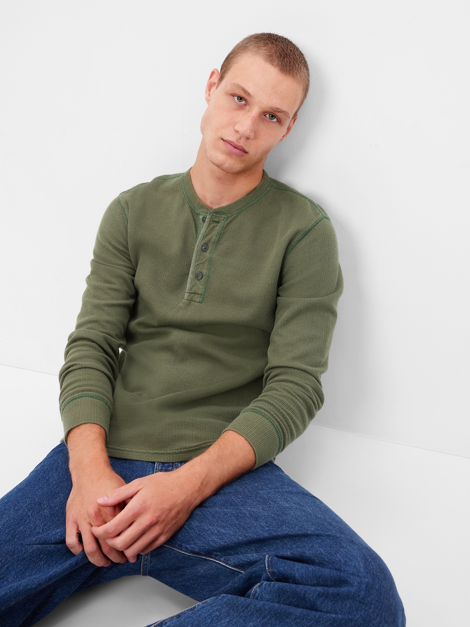 The Waffle Henley - - {brand}