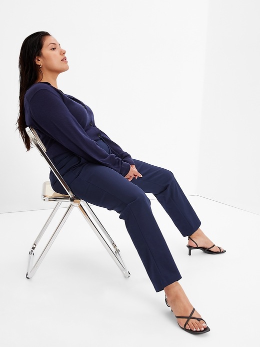 Mid Rise BiStretch Slim Pants | Gap