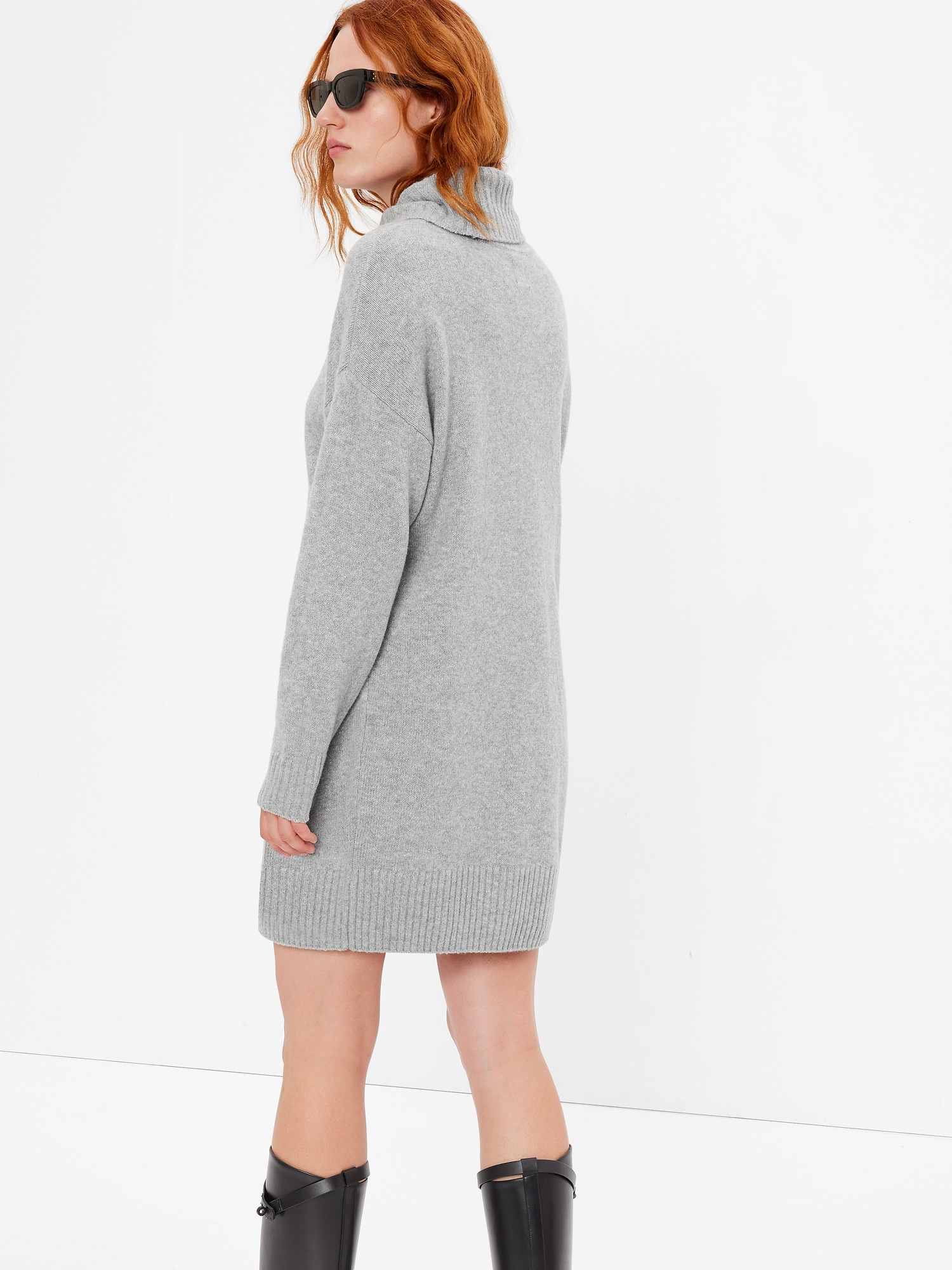 Cashsoft Turtleneck Mini Sweater Dress Gap 2591