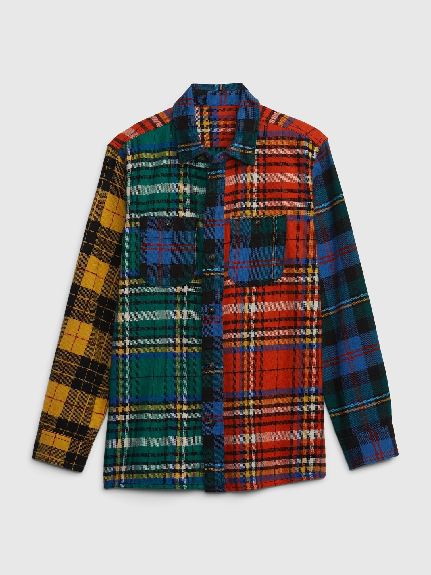 Kids Organic Cotton Flannel Shirt