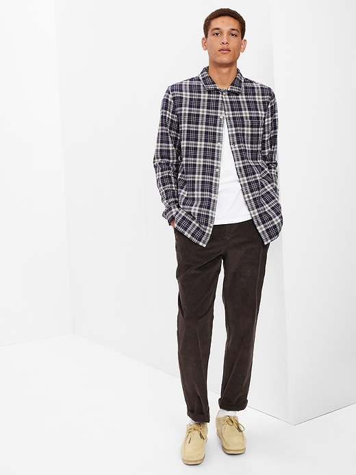 View large product image 1 of 1. Herringbone Plaid Shirt