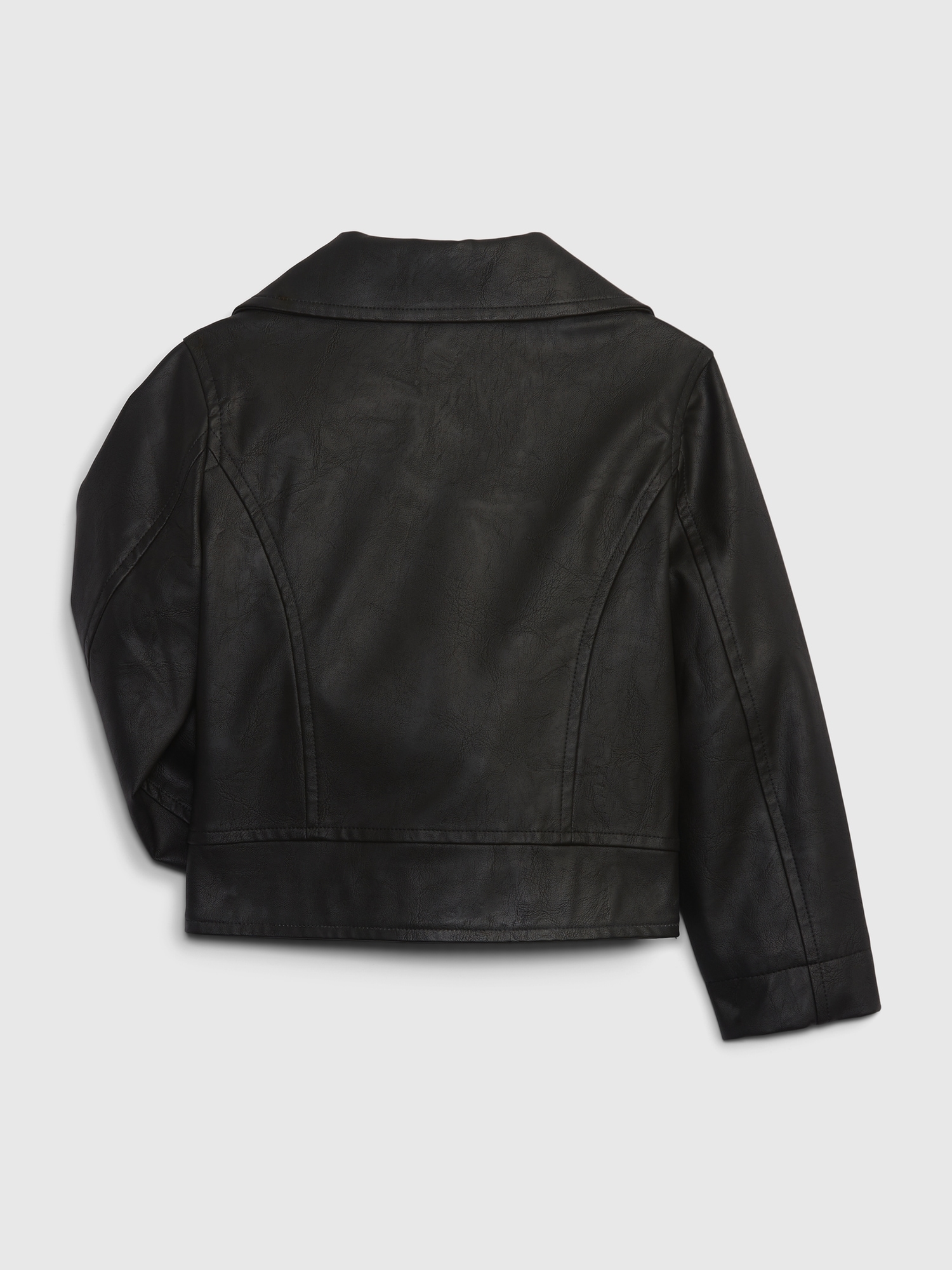 Toddler Faux Leather Moto Jacket