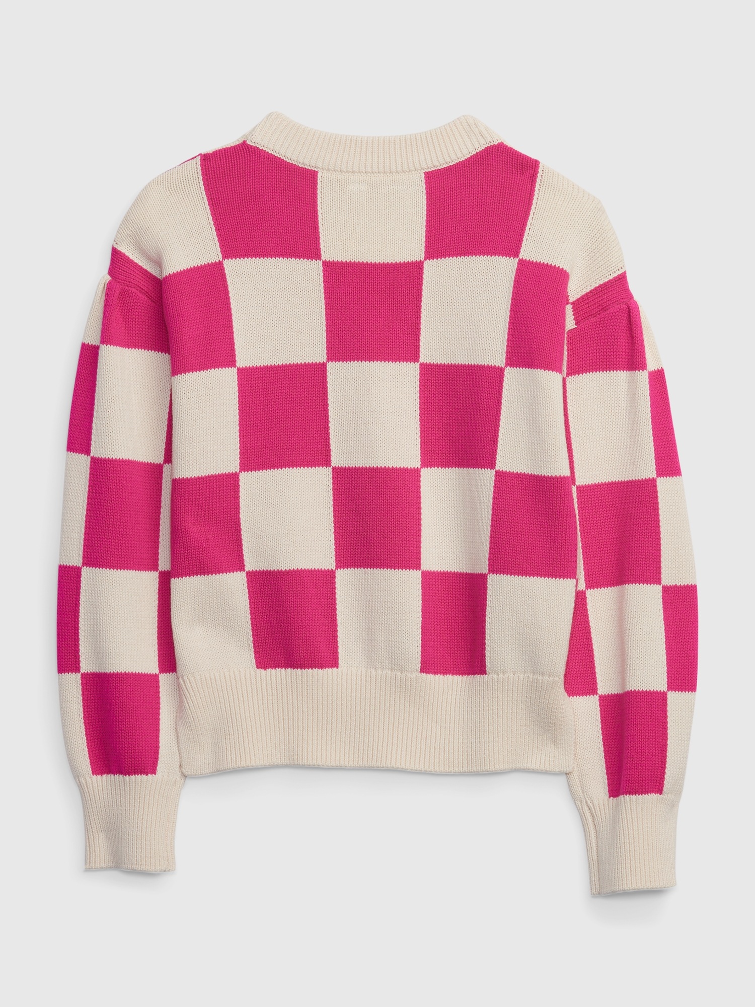 Checkered sweatshirt hot sale