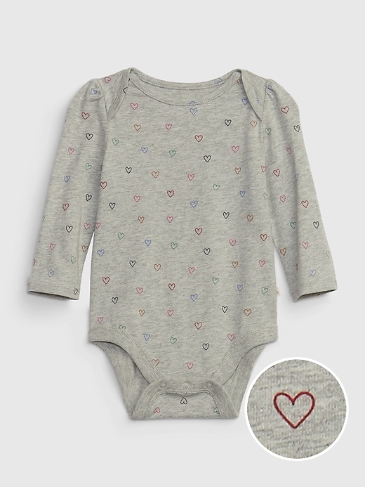 View large product image 1 of 1. Baby 100% Organic Cotton Mix and Match Printed Bodysuit