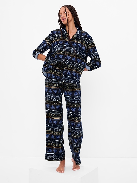 Buy Gap Christmas Flannel Pyjama Bottoms from the Gap online shop