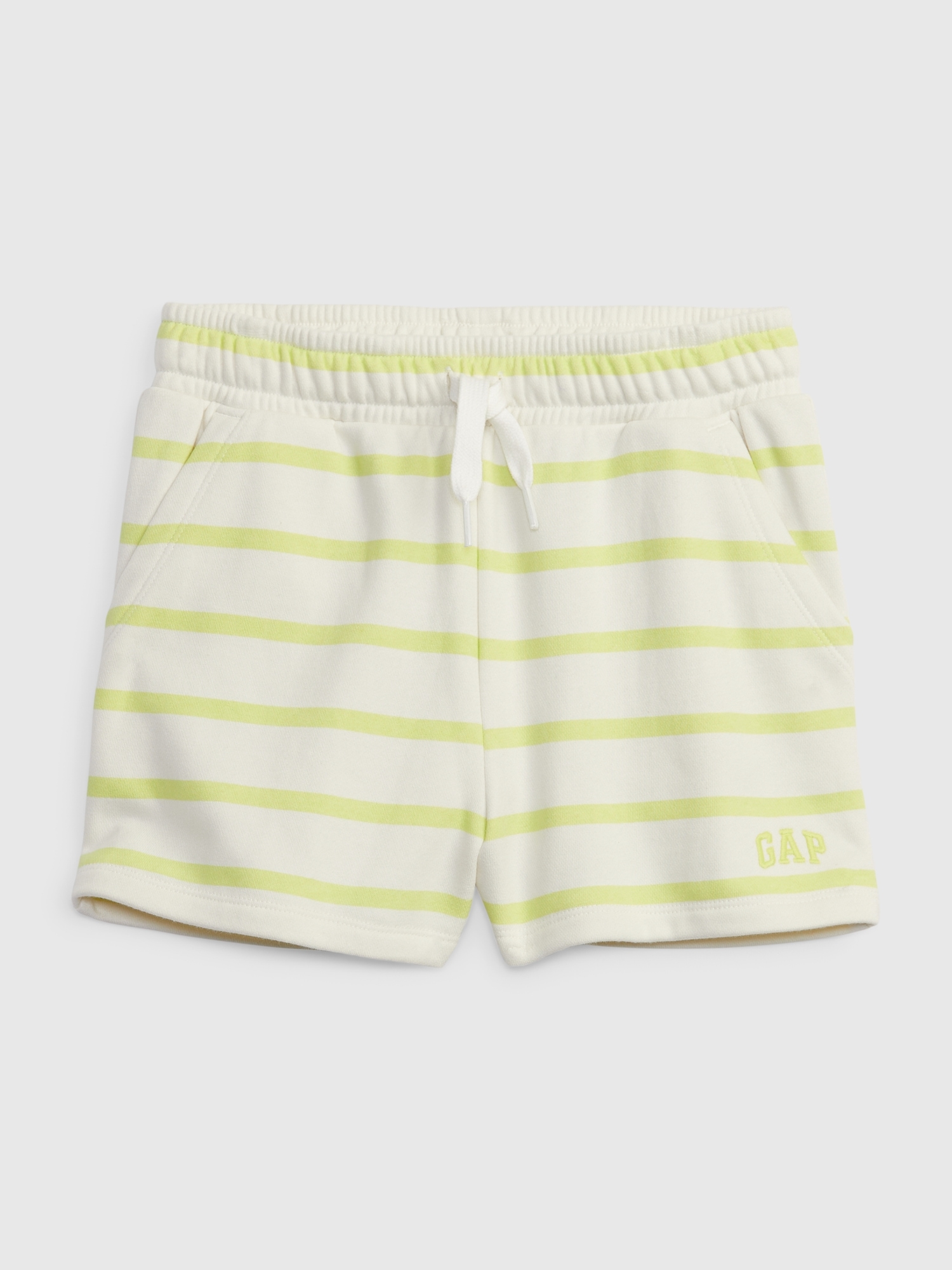 Gap Kids High Rise Pull-On Shorts green. 1