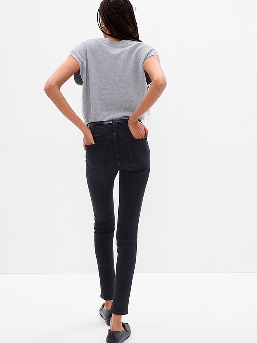 Image number 2 showing, Mid Rise True Skinny Jeans