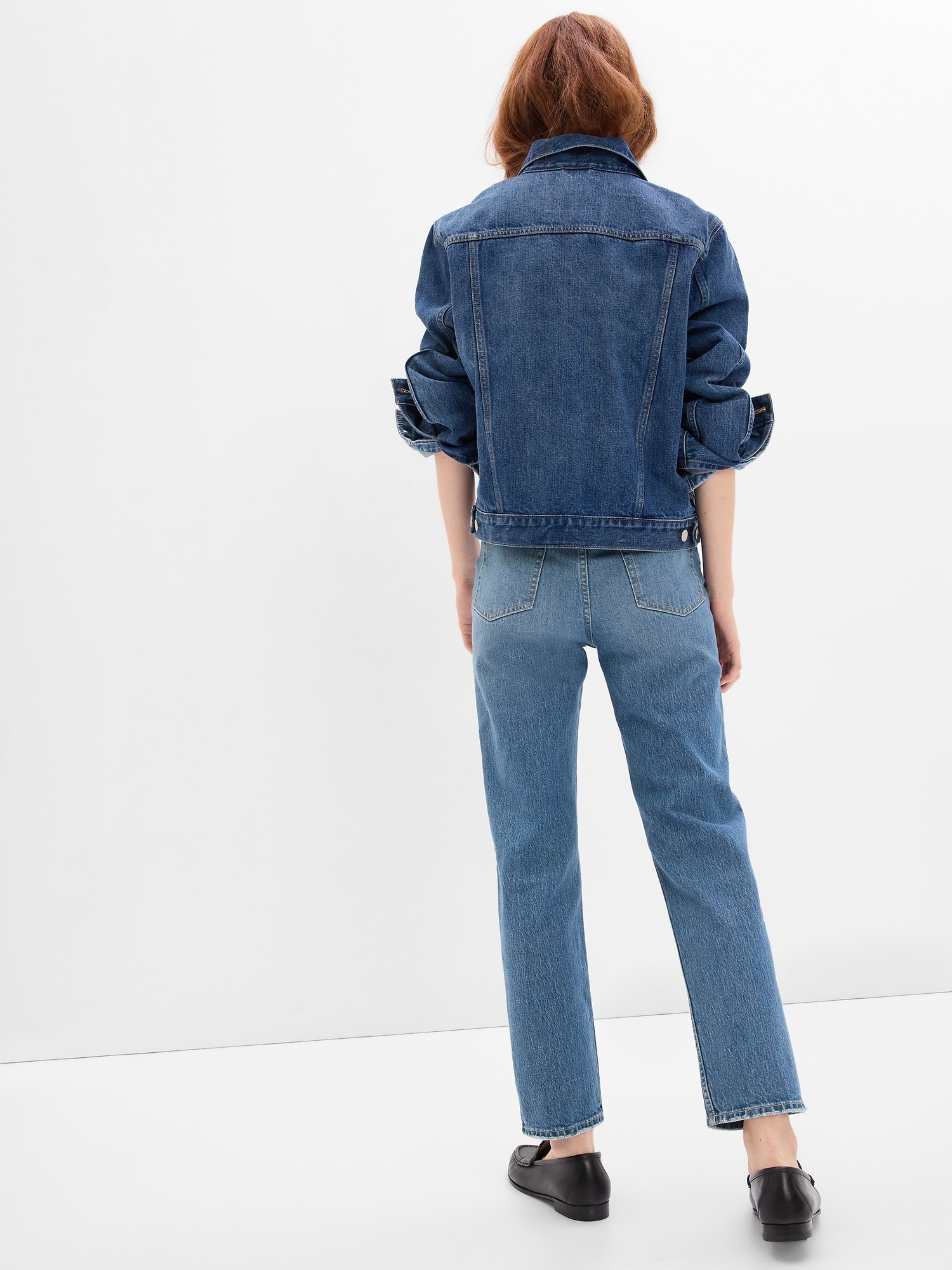 High Rise Cheeky Straight Jeans | Gap