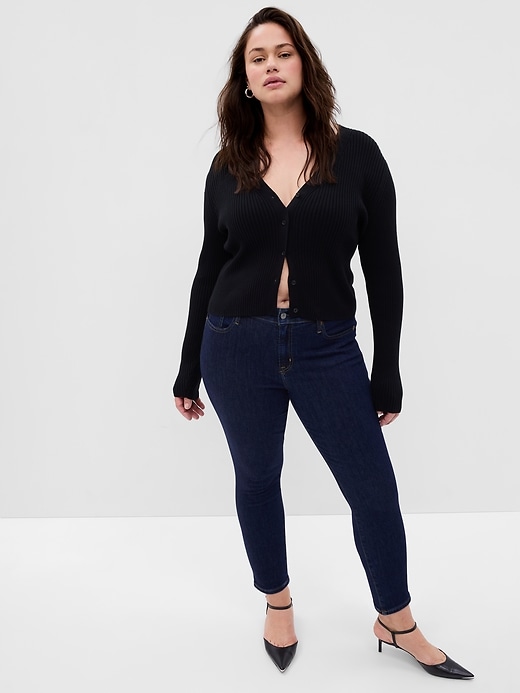 Buy 1826 Stretchy BLACK denim jeans MID-RISD WOMENS PLUS SIZE pants SKINNY  PJ-3687 Online at desertcartCyprus