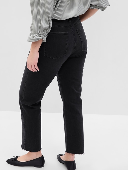 Image number 5 showing, Sky High Rise Cheeky Straight Jeans