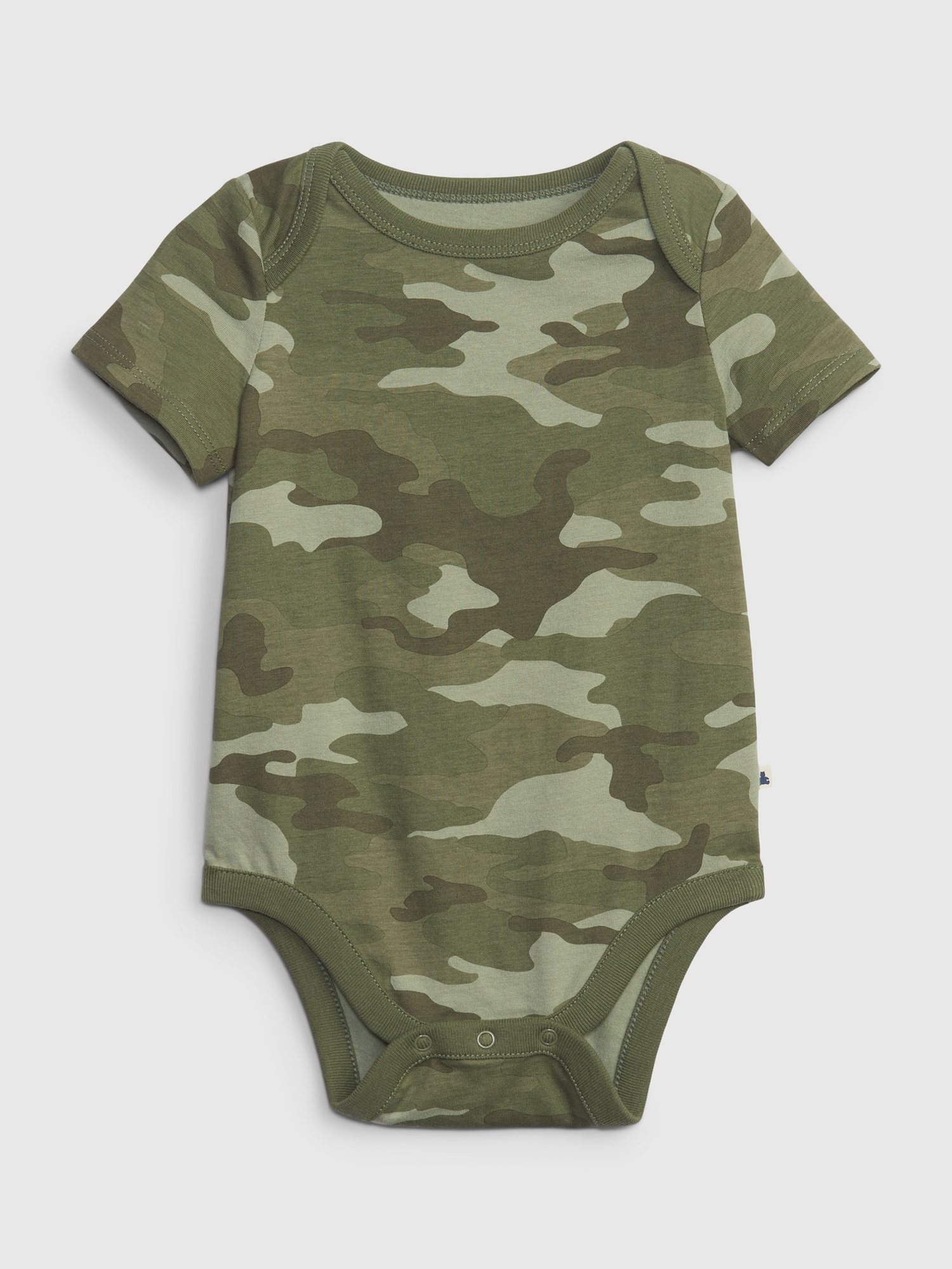 Gap Baby 100% Organic Cotton Mix and Match Bodysuit green. 1