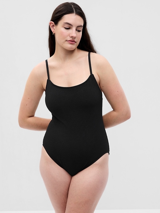 Image number 4 showing, Rib One-Piece Swimsuit