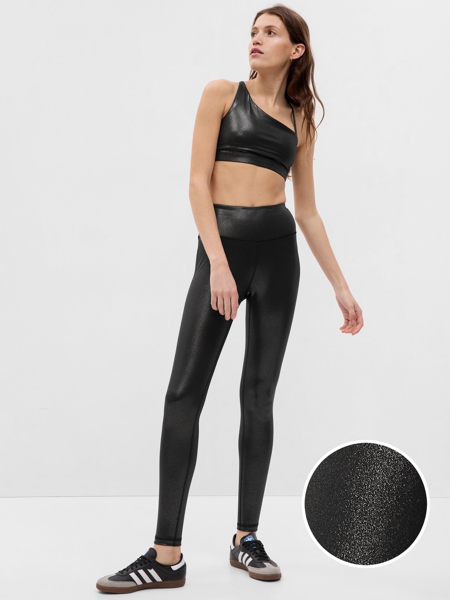 Buy Women's Beautiful Skinny Fit Shiny legging (Black, 30) at