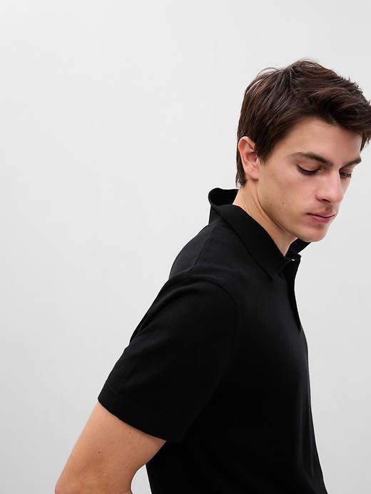 Image number 3 showing, Sweater Polo Shirt