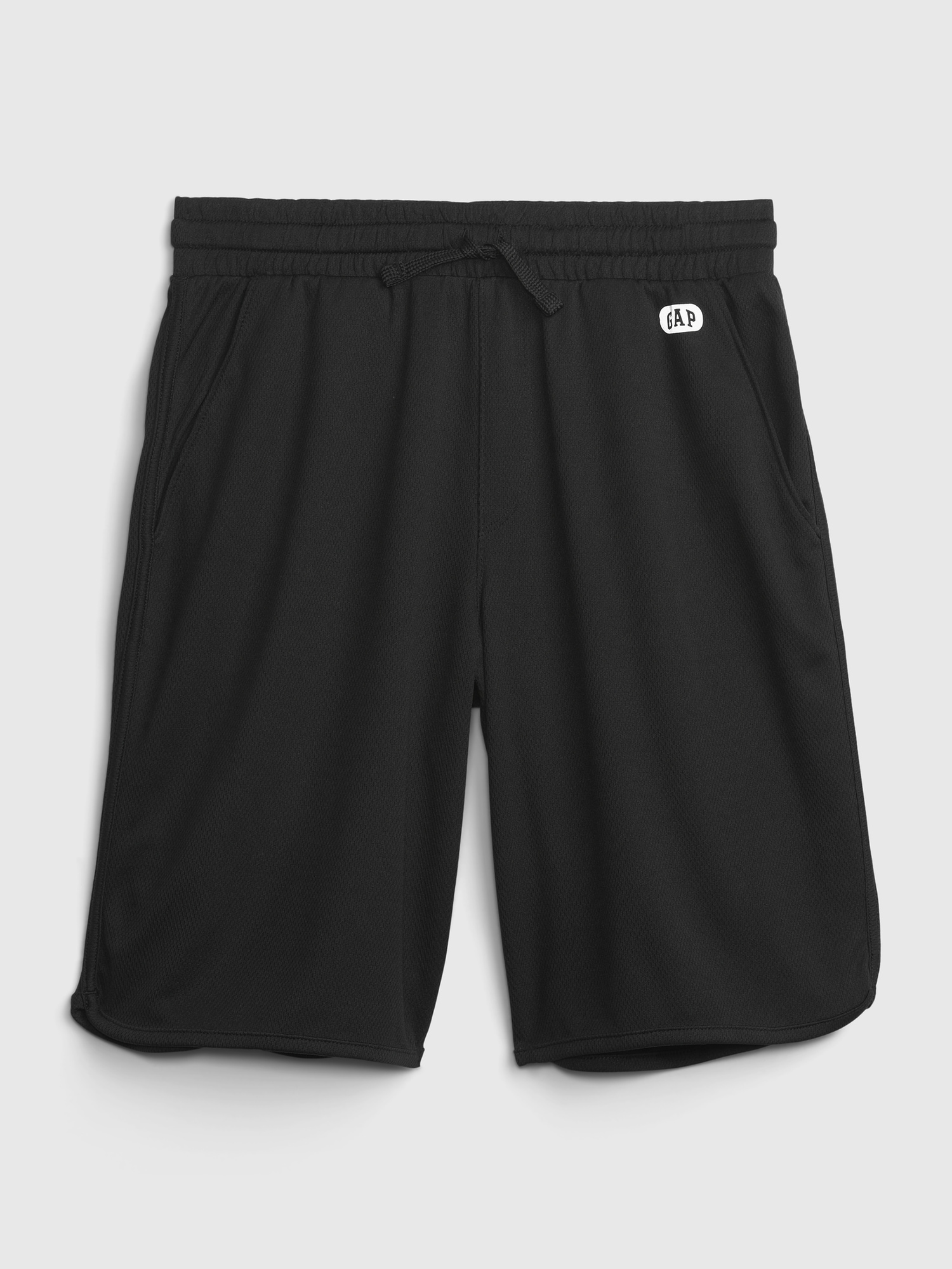 Gap Fit Kids Fit Tech Mesh Shorts black. 1