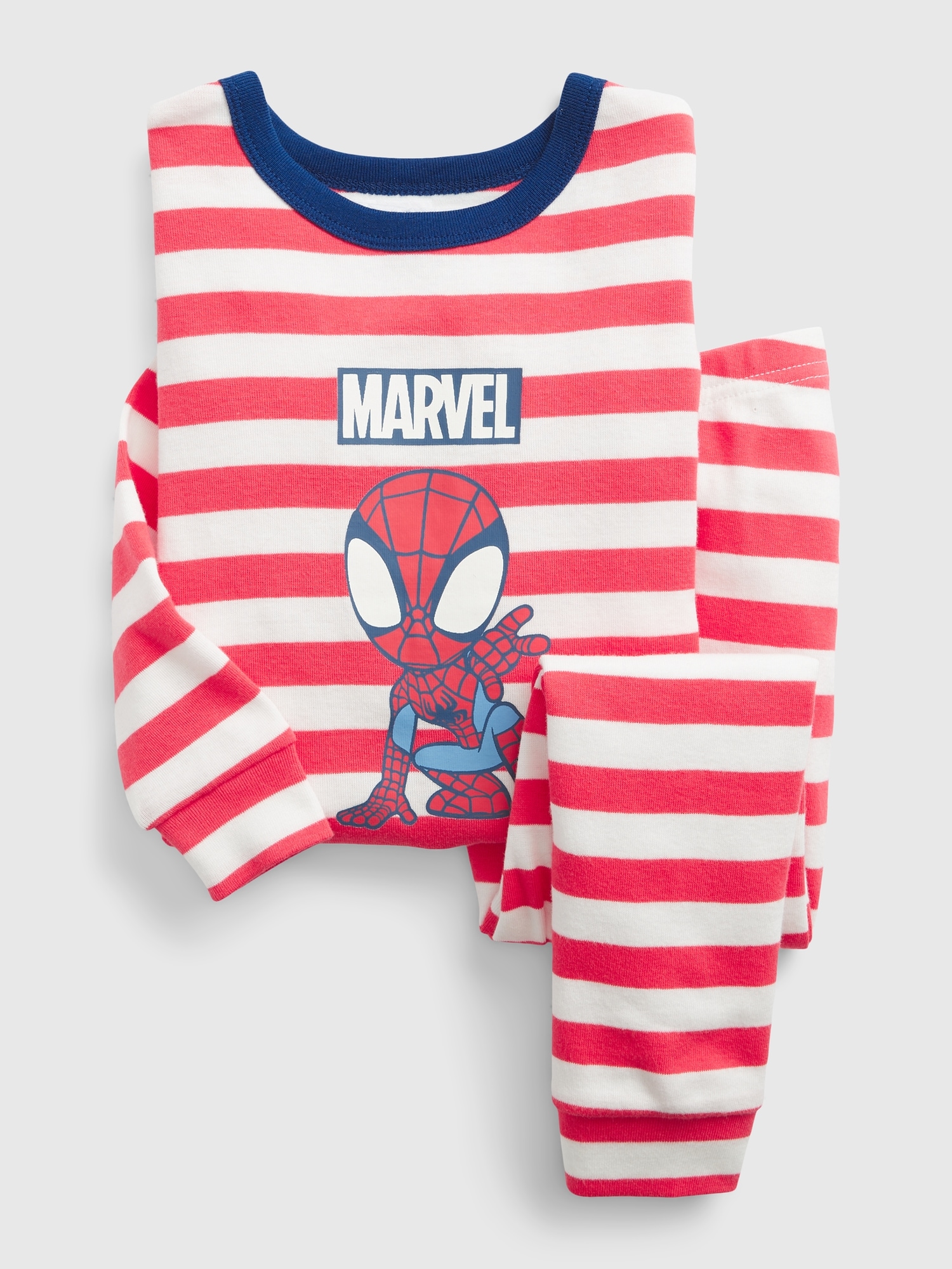 Gap babyGap &#124 Marvel 100% Organic Cotton Spider-Man PJ Set white. 1