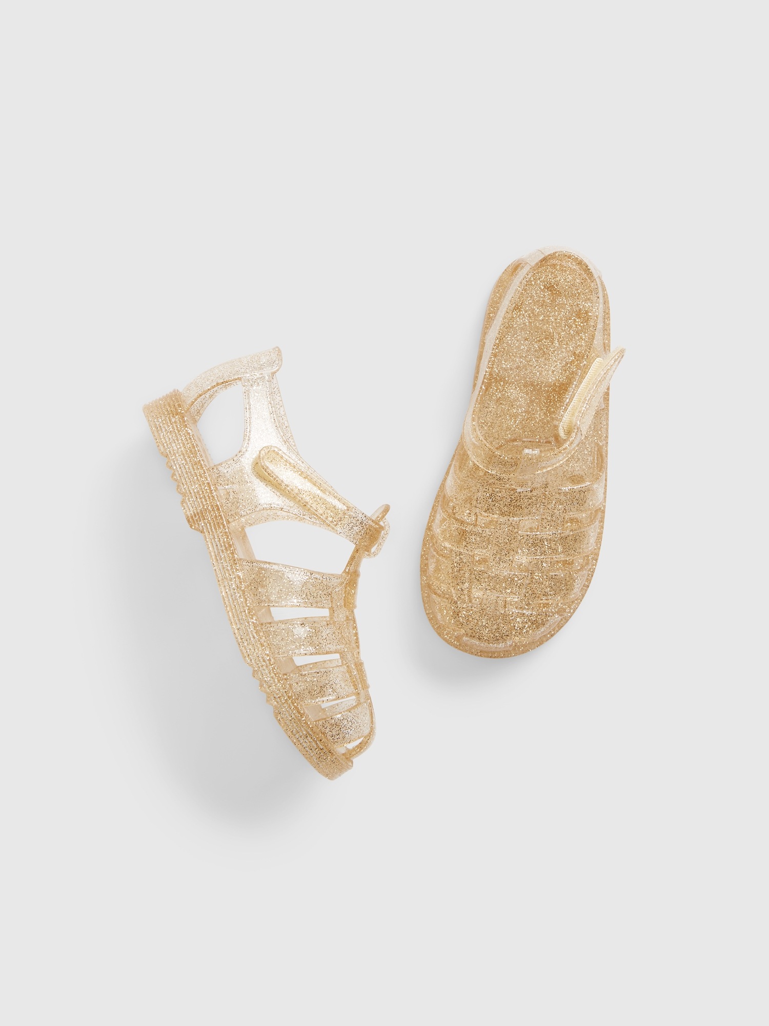 Gap Toddler Jelly Sandals gold. 1