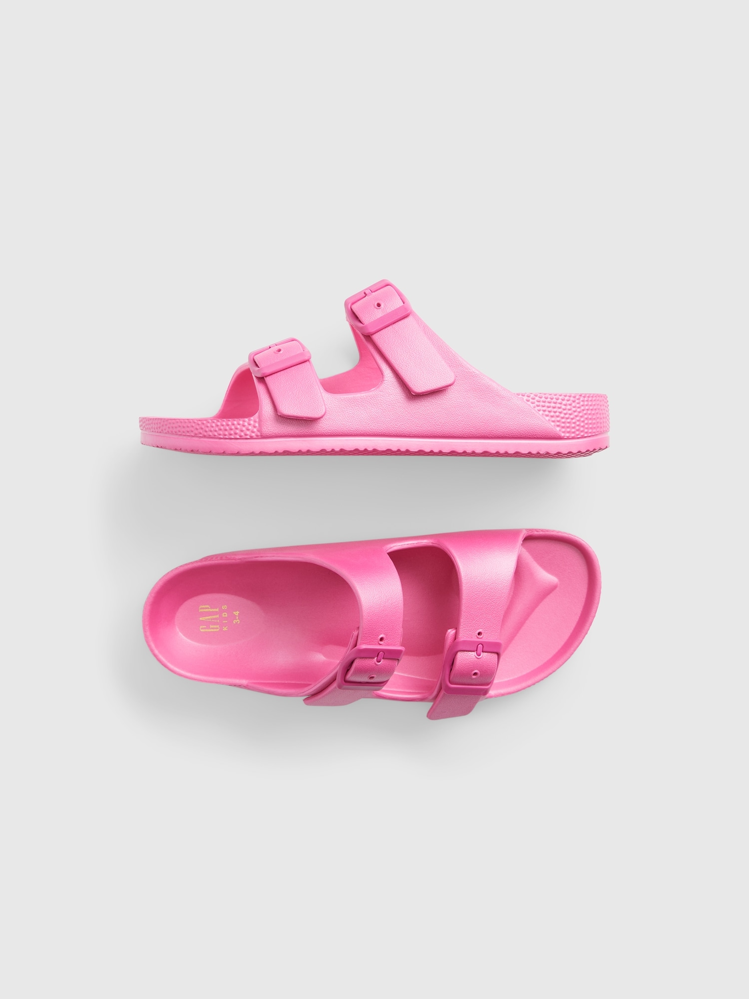 Gap Kids Double Buckle Sandals pink. 1