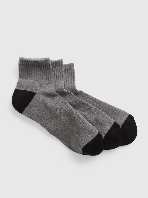 Image number 3 showing, Quarter Crew Socks (3-Pack)