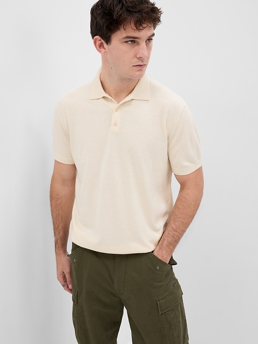 Image number 4 showing, Sweater Polo Shirt