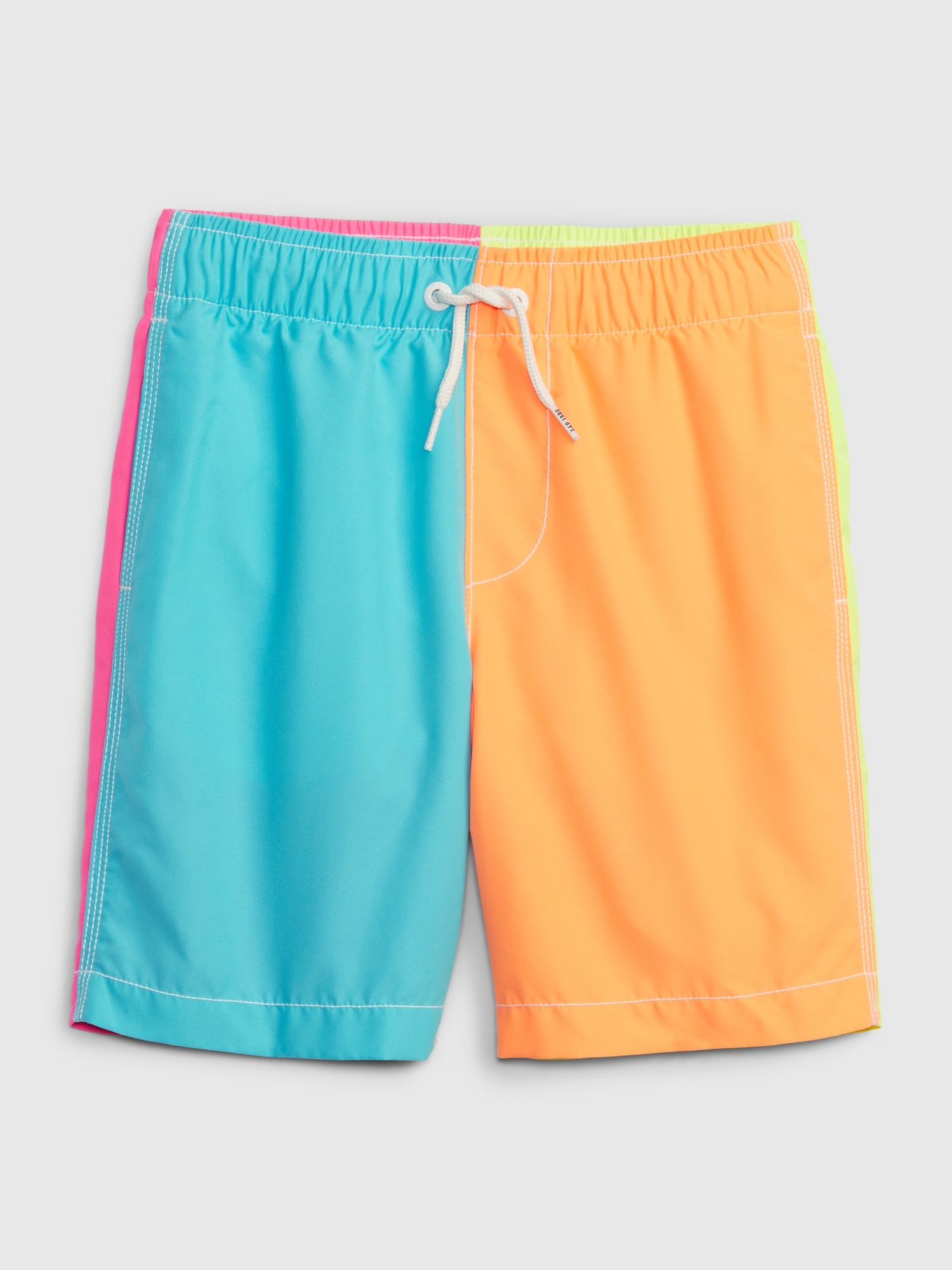 Gap Kids Recycled Swim Trunks pink. 1