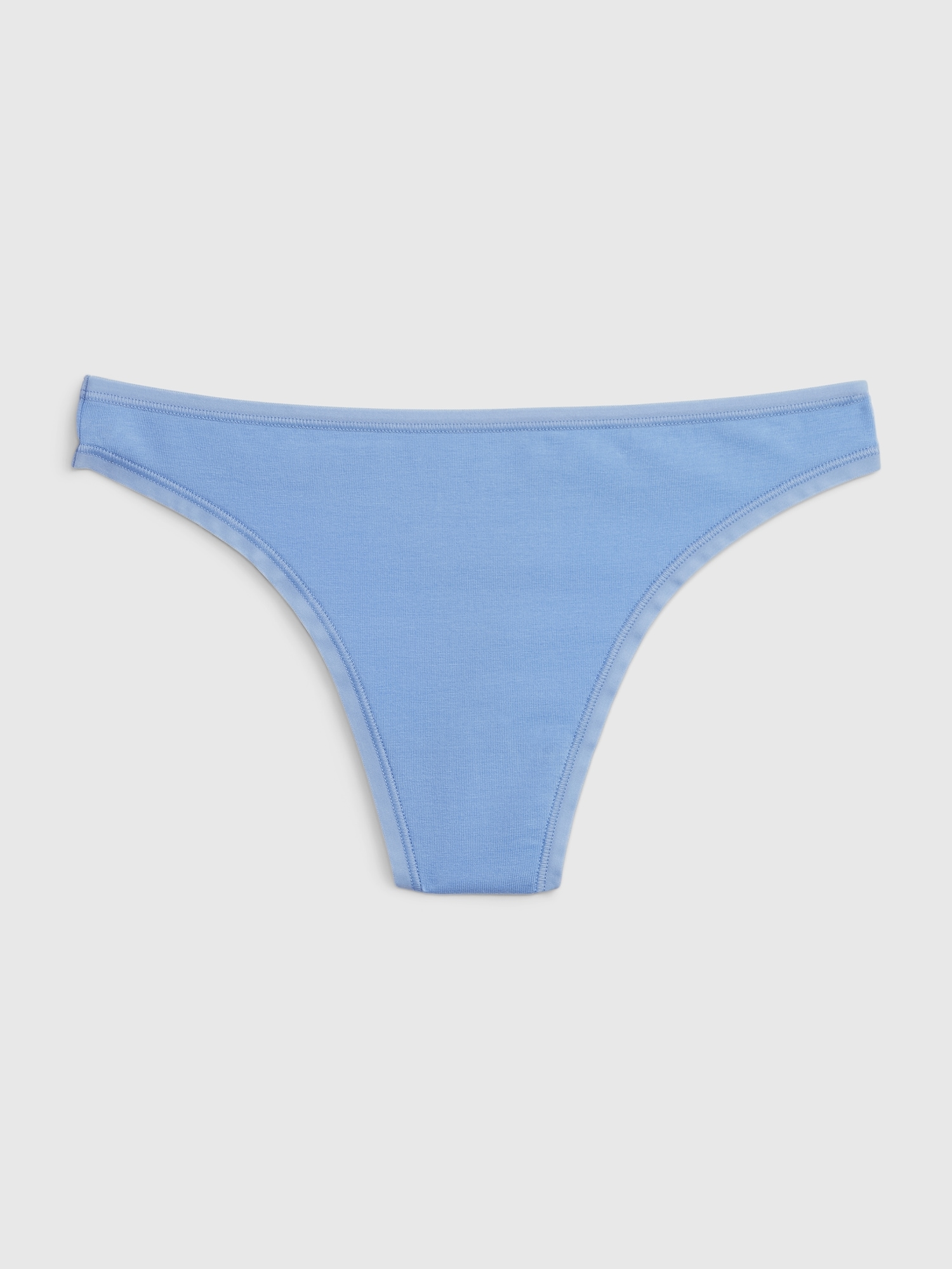 Gap Organic Stretch Cotton Thong blue. 1