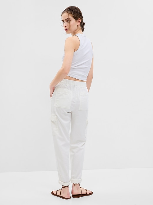 Image number 2 showing, Mid Rise Twill Cargo Pants