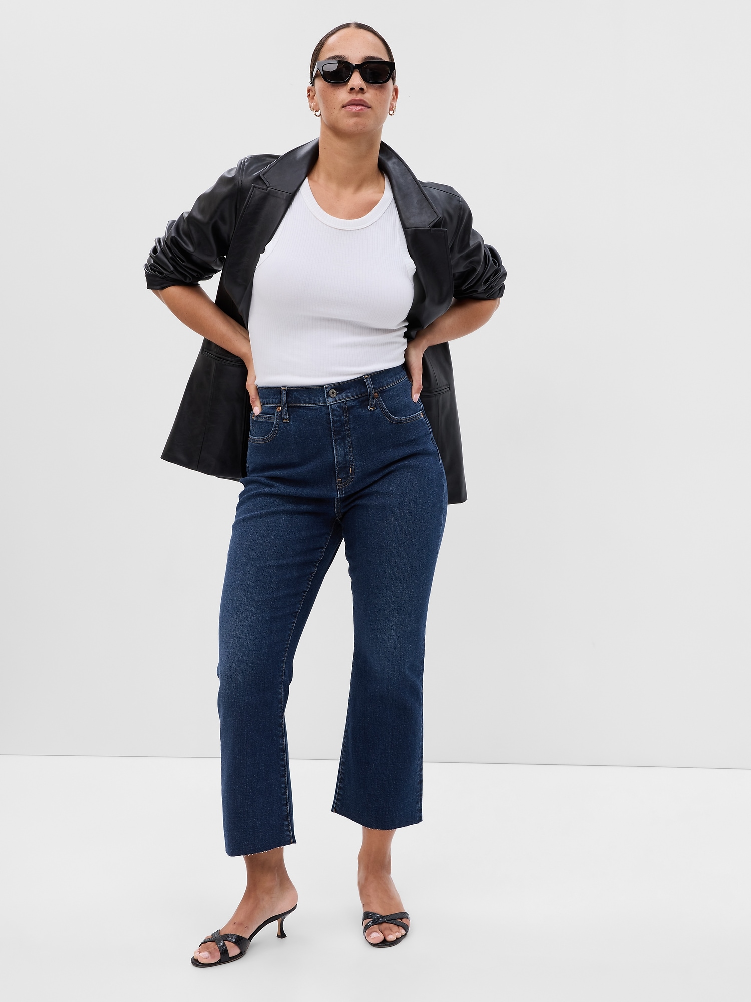 Style & Fit Review: Cropped Kick Flare Denim 